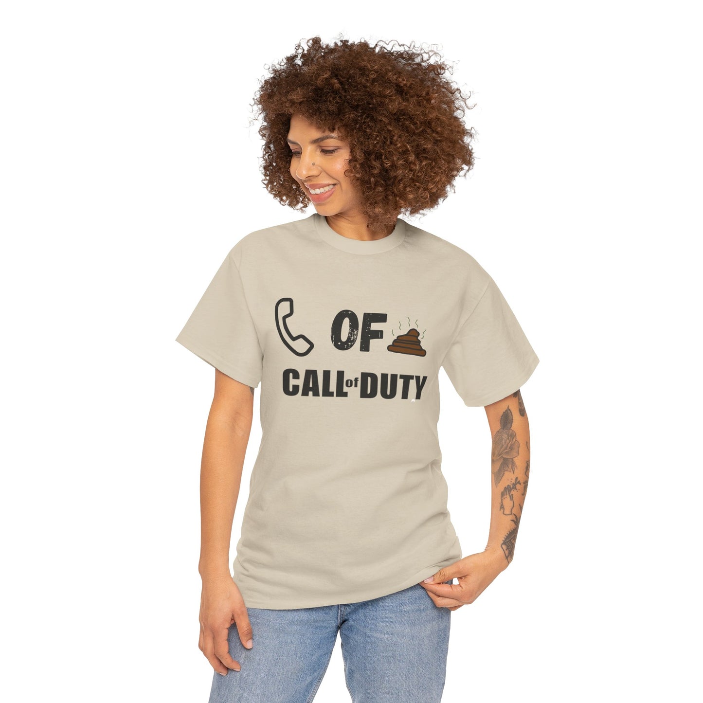 T-Shirt - Call of Duty Phone Joke Graphic Tee