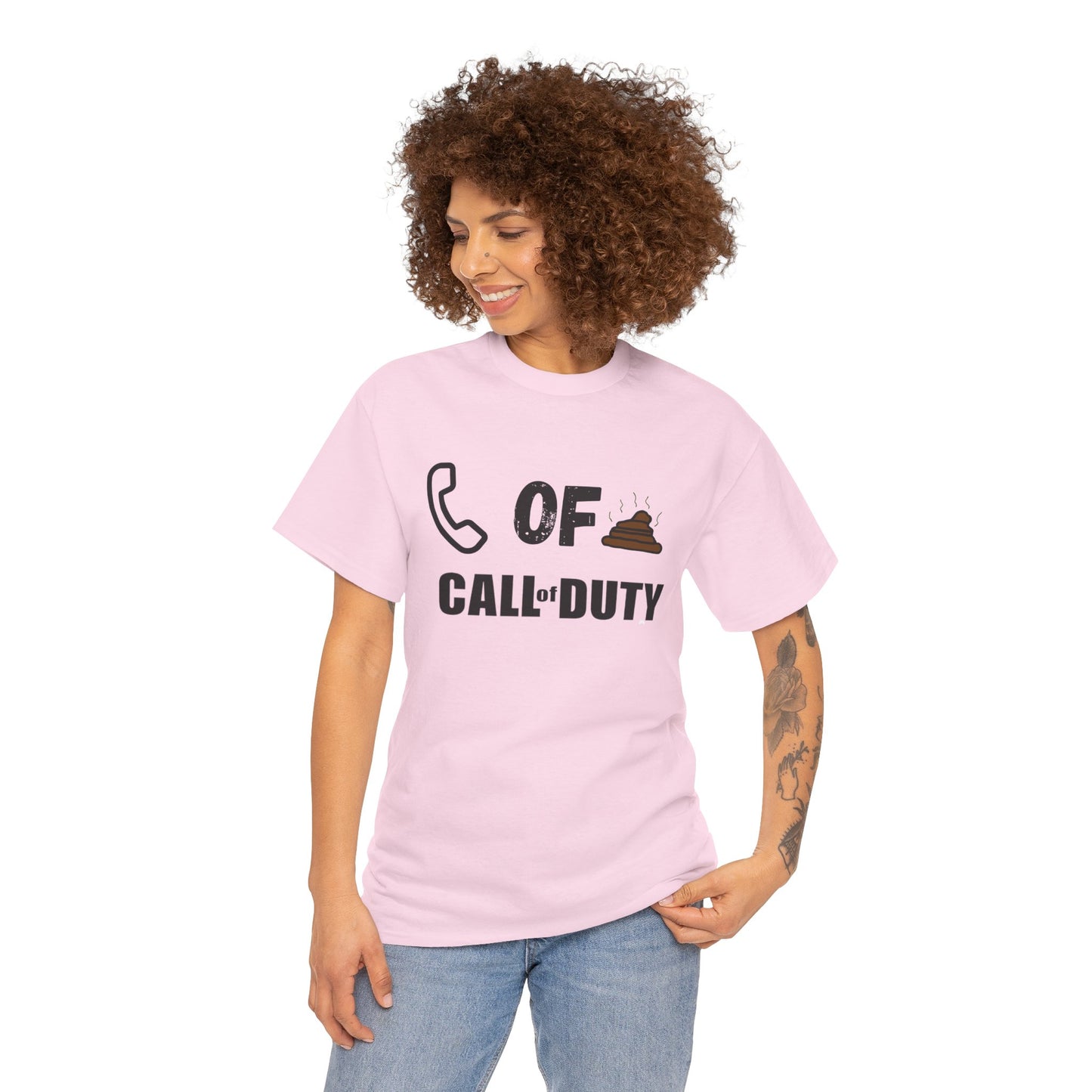 T-Shirt - Call of Duty Phone Joke Graphic Tee
