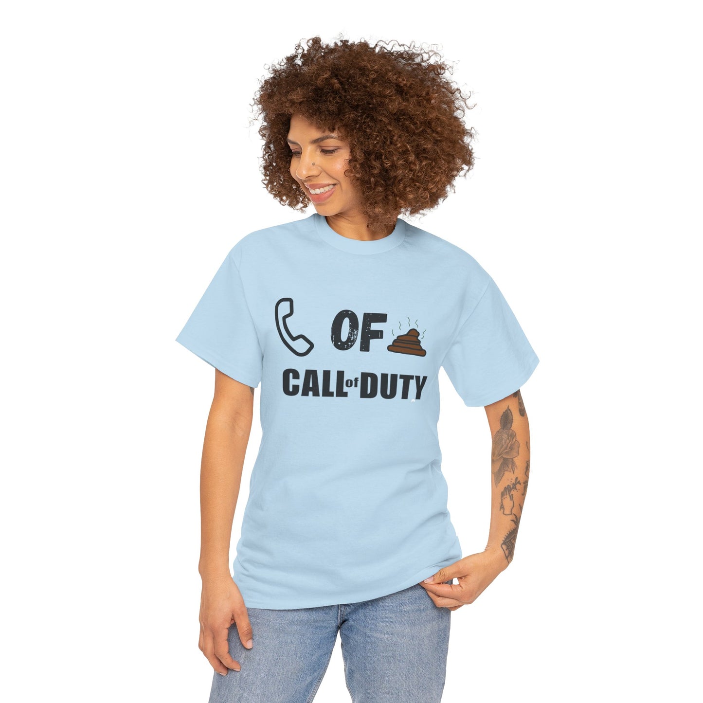 T-Shirt - Call of Duty Phone Joke Graphic Tee