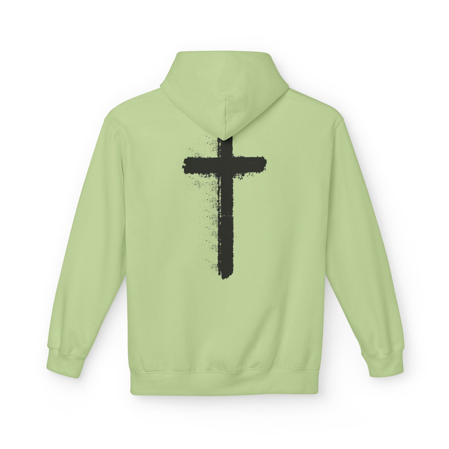 Psalms 28:7 Hoodie – "The LORD is My Strength" Christian Cross Pullover
