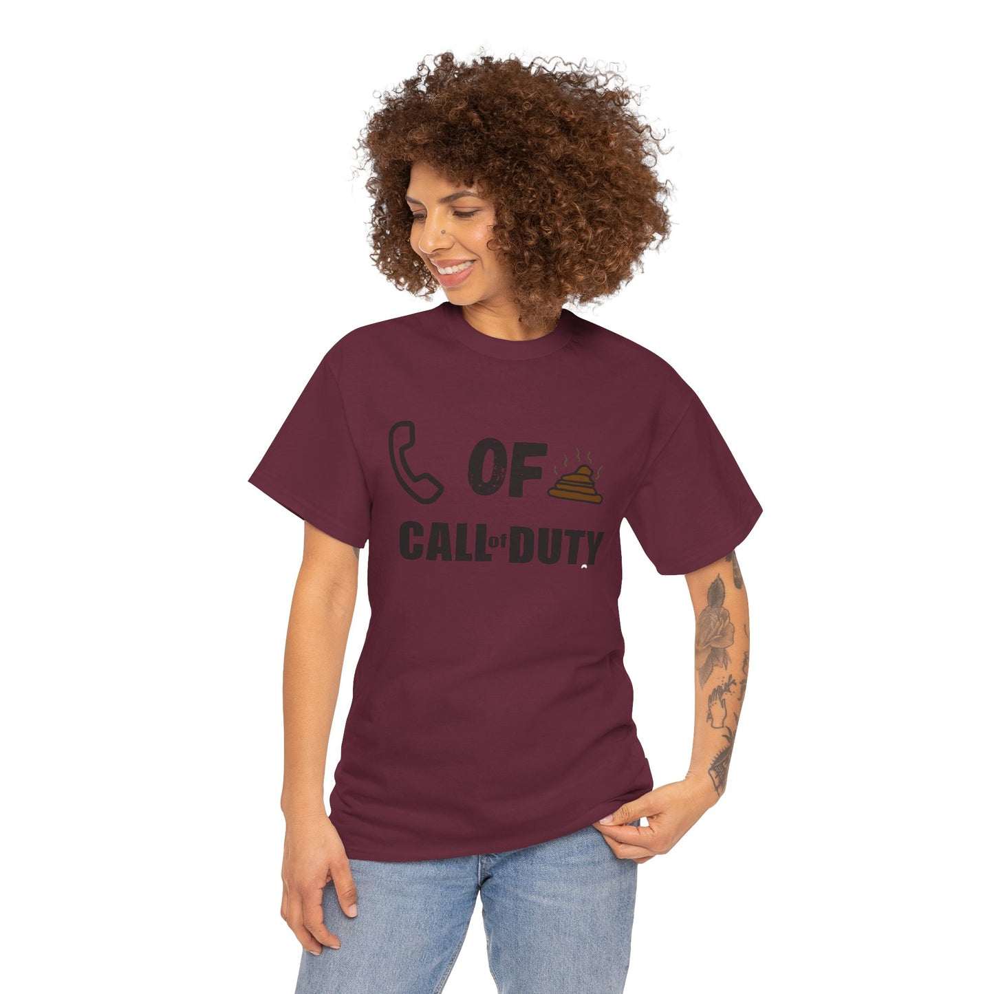 T-Shirt - Call of Duty Phone Joke Graphic Tee