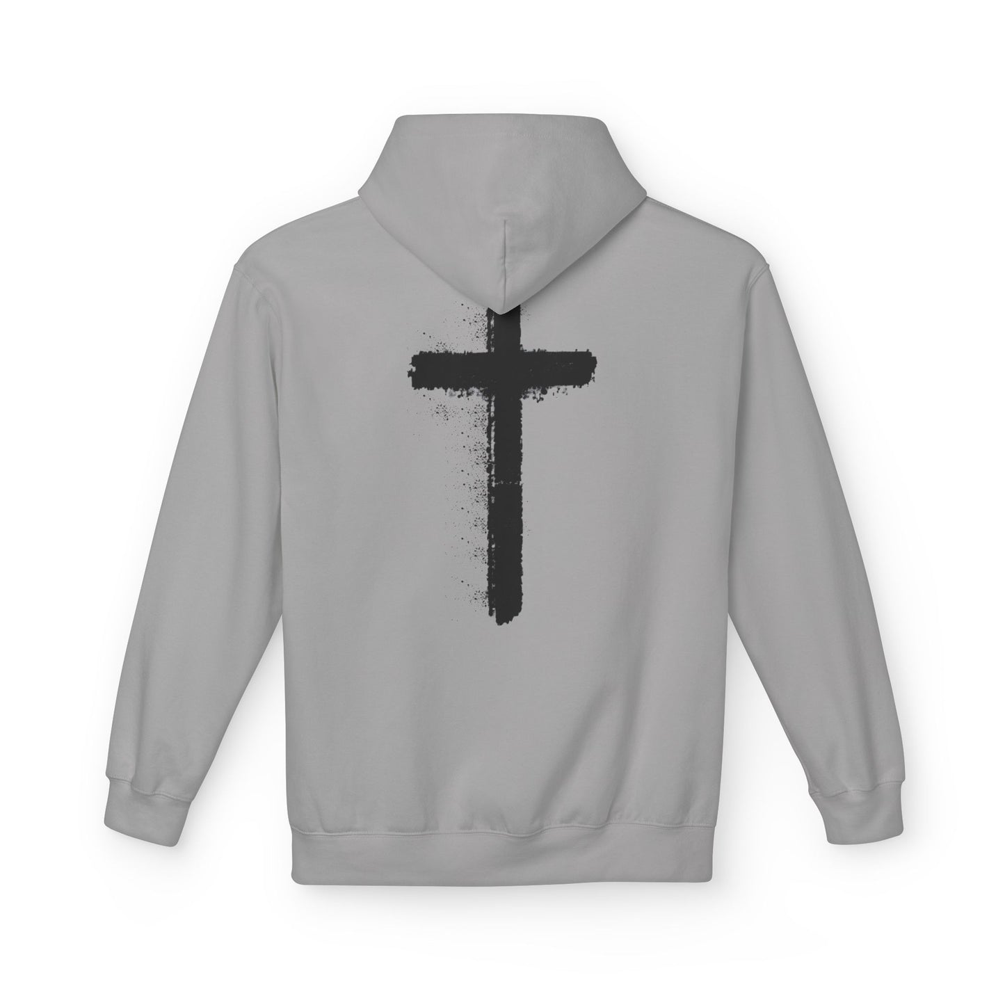 Psalms 28:7 Hoodie – "The LORD is My Strength" Christian Cross Pullover