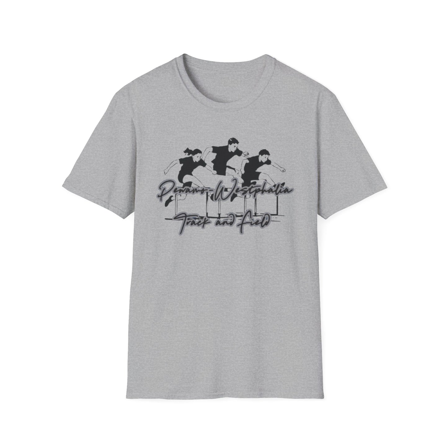 Hurdle Crew Track & Field T-Shirt — Team Names Back Print