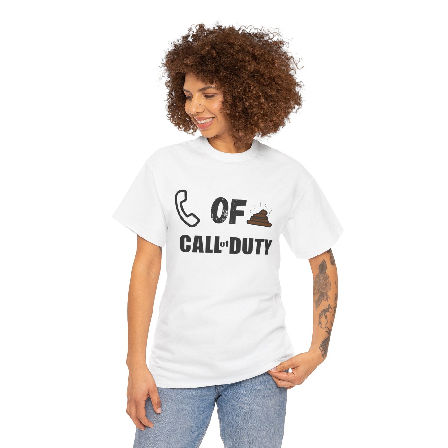 T-Shirt - Call of Duty Phone Joke Graphic Tee