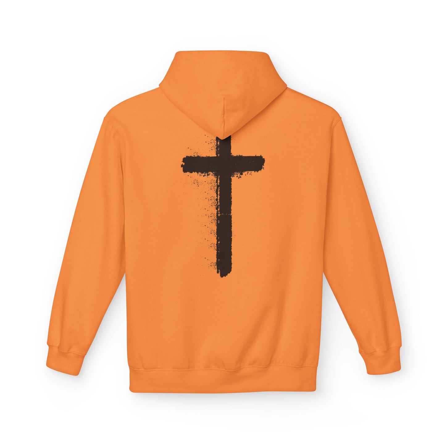 Psalms 28:7 Hoodie – "The LORD is My Strength" Christian Cross Pullover