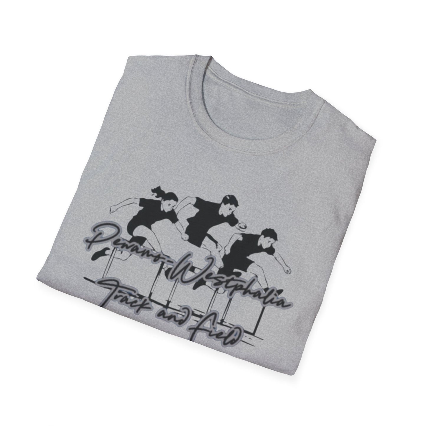Hurdle Crew Track & Field T-Shirt — Team Names Back Print