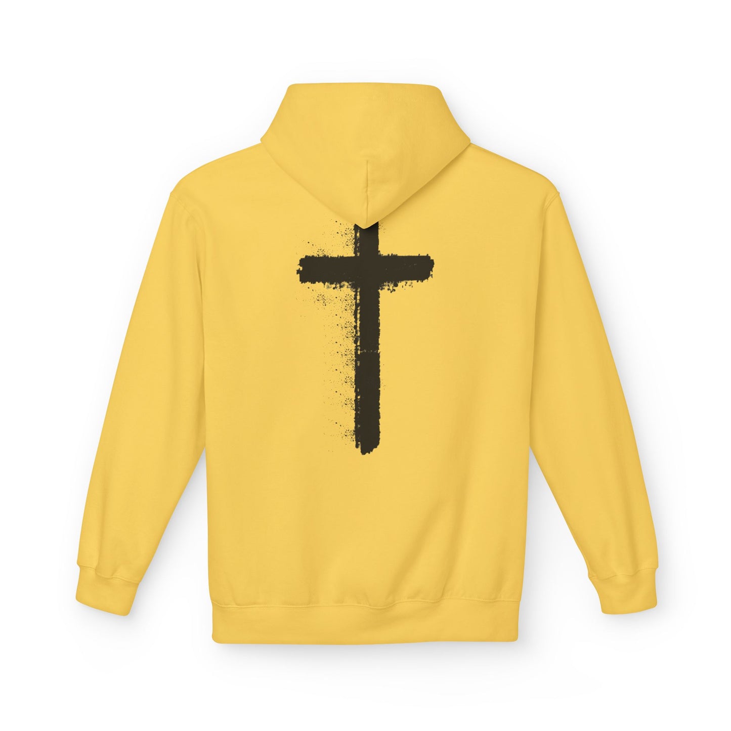 Psalms 28:7 Hoodie – "The LORD is My Strength" Christian Cross Pullover