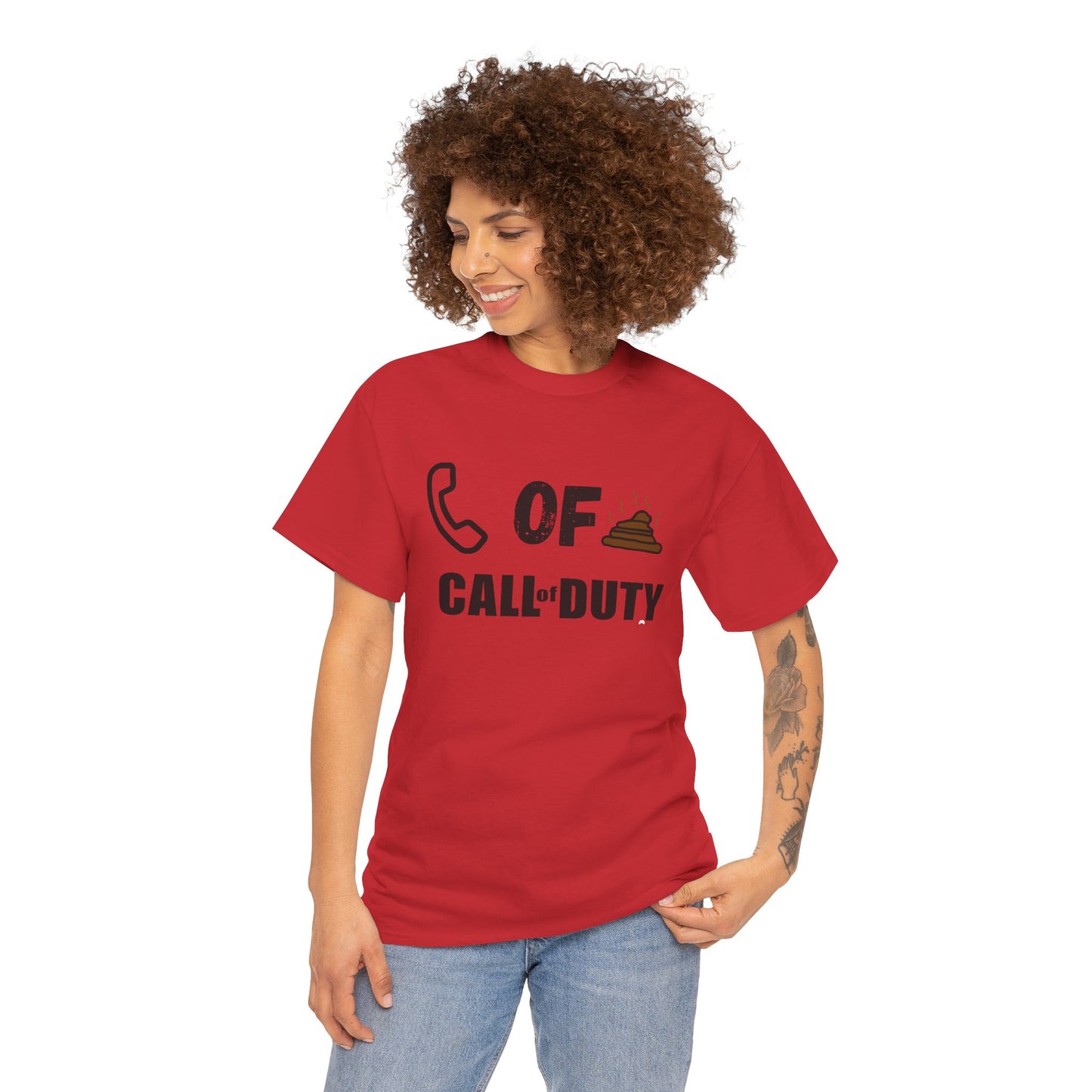T-Shirt - Call of Duty Phone Joke Graphic Tee
