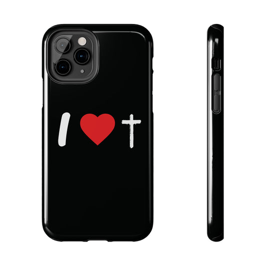 "I ❤️✝️" Religious Tough Phone Cases