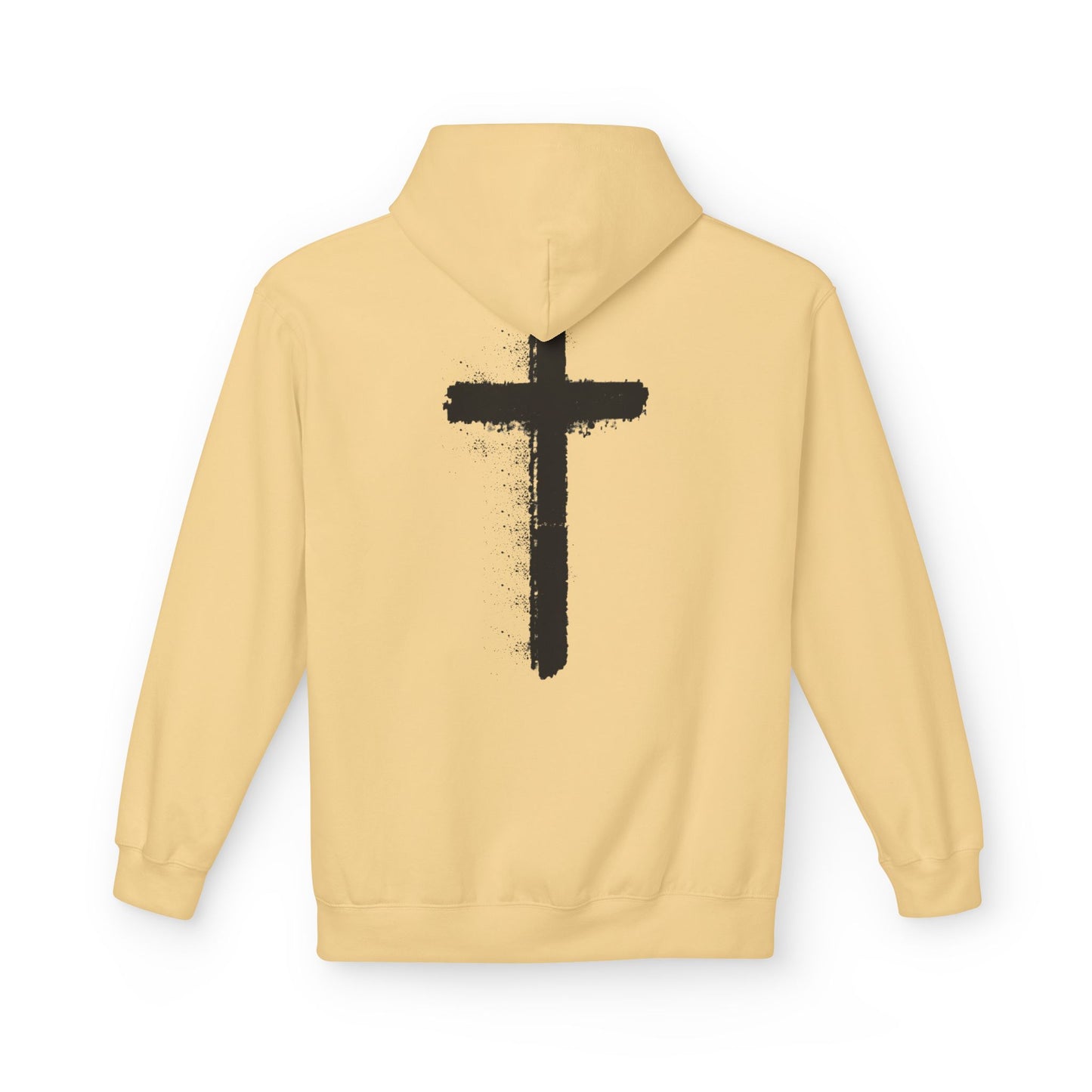 Psalms 28:7 Hoodie – "The LORD is My Strength" Christian Cross Pullover