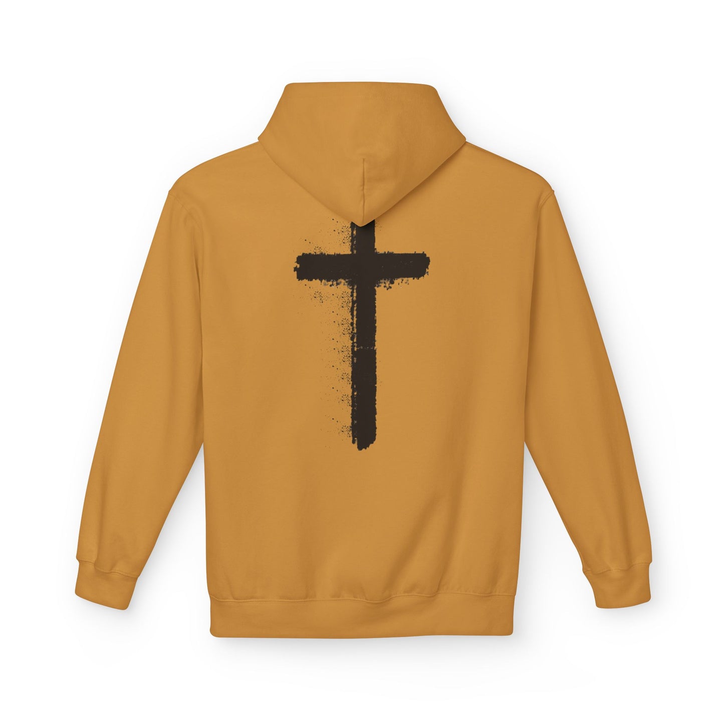 Psalms 28:7 Hoodie – "The LORD is My Strength" Christian Cross Pullover
